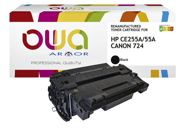 OWA - Tonercartridge owa hp ce255a zwart