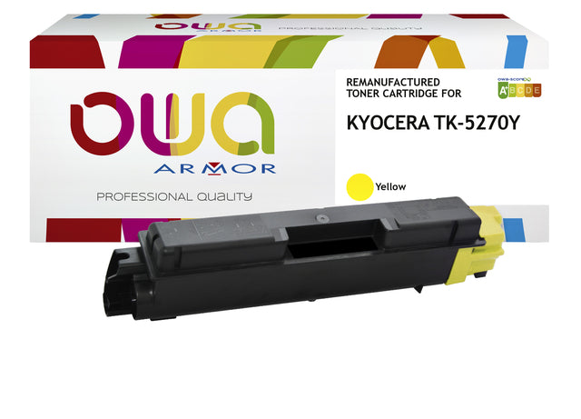 OWA - Toner owa kyocera tk-5270y geel
