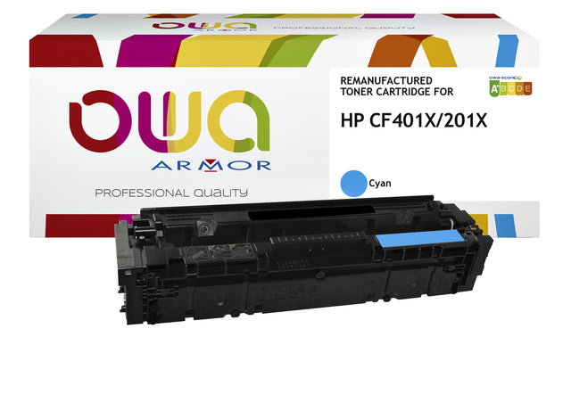 OWA - Tonercartridge owa hp cf401x blauw