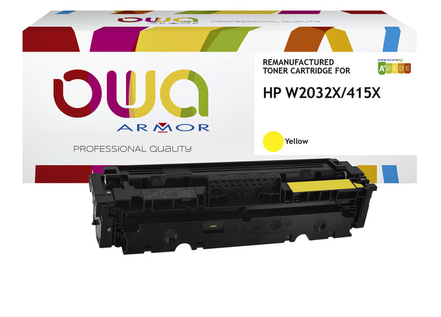 OWA - Tonercartridge owa hp w2032x geel