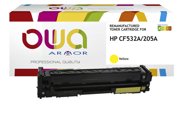 OWA - Tonercartridge owa hp cf532a geel