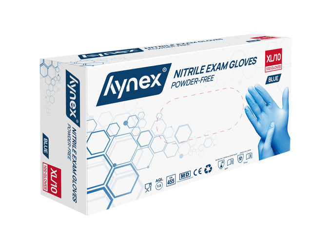 Hynex - Handschoen hynex xl nitril 100st blauw