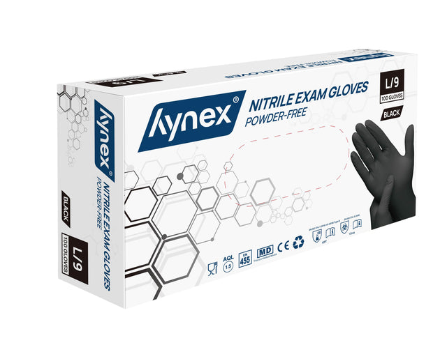 Hynex - Handschoen hynex l nitril 100st zwart