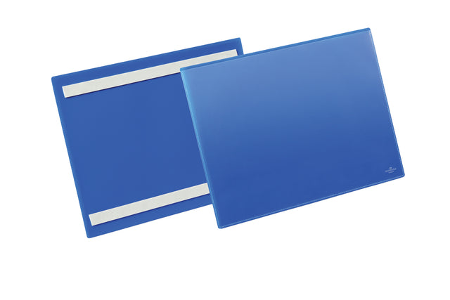 Durable - Documenthoes durable zelfklevend a4 liggend blauw