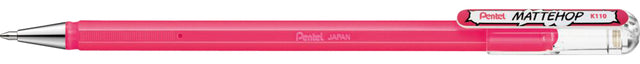 Pentel - Gelschrijver pentel k110 mattehop m roze