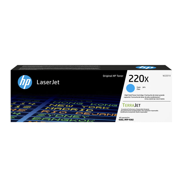 HP - Tonercartridge hp w2201x 220x blauw