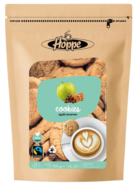 Hoppe - Koekjes hoppe cookies fairtrade appel kaneel