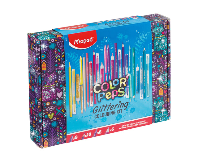 Maped - Tekenset maped colorpeps glitter 31delig assorti