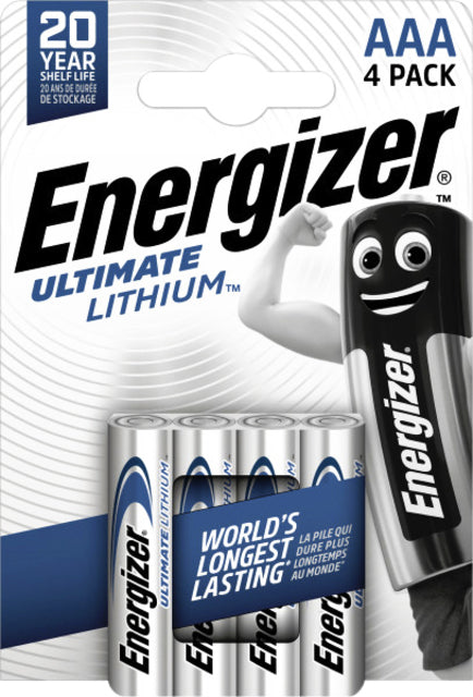 Energizer - Batterij energizer e lithium aaa 4st