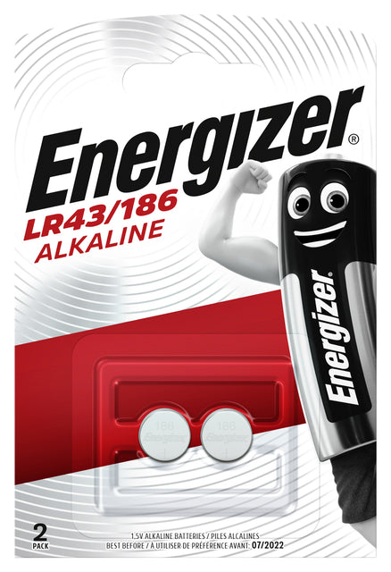 Energizer - Batterij energizer lr43 alkaline 2st