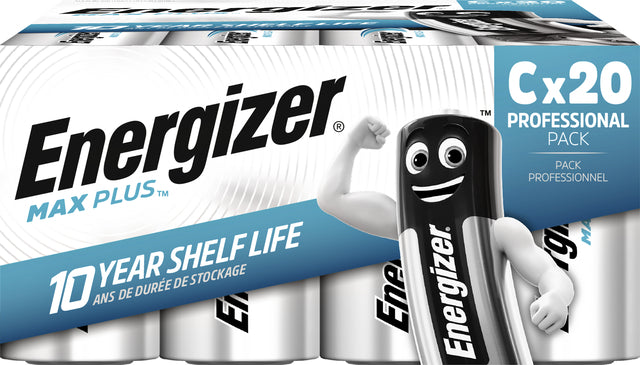 Energizer - Batterij energizer max plus c alkaline 20st