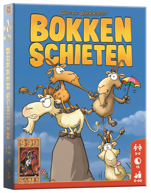 999 games - Kaartspel bokken schieten | 12 stuks