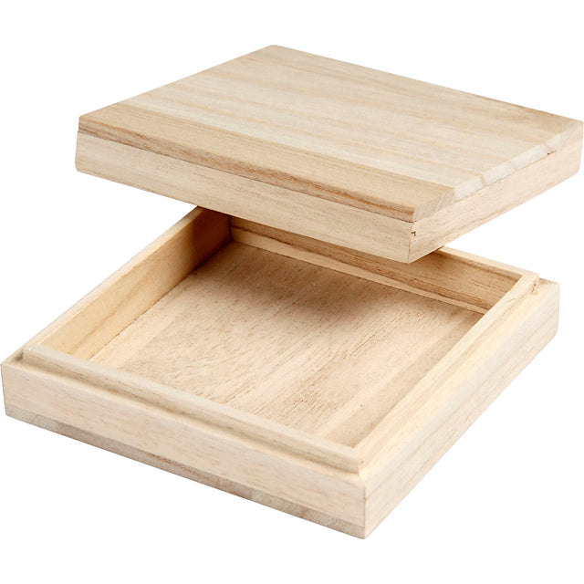 Creativ Company - Doos creativ company 10x10x3cm hout