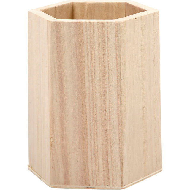 Creativ Company - Pennenbak creativ company zeshoek 10.5x8cm triplex