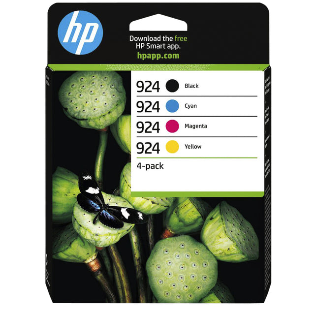 HP - Inktcartridge hp 6c3z1ne 924 zwart + 3 kleuren