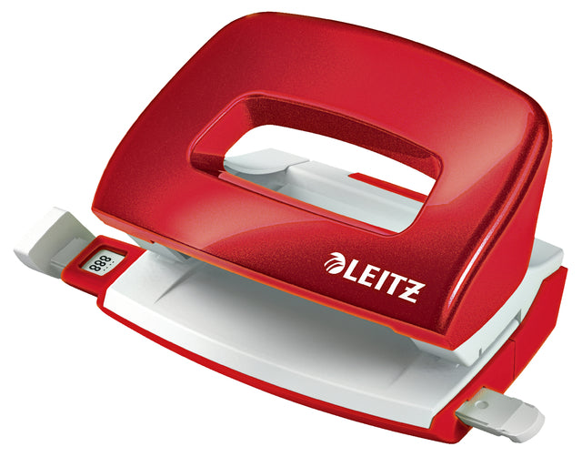 Leitz - Perforator leitz nexxt wow mini 10 vel rood