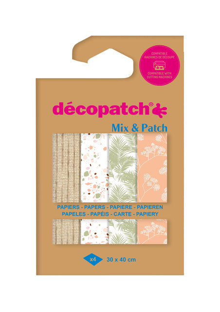 Decopatch - Hobbypapier décopatch 30x40 4vel terracotta