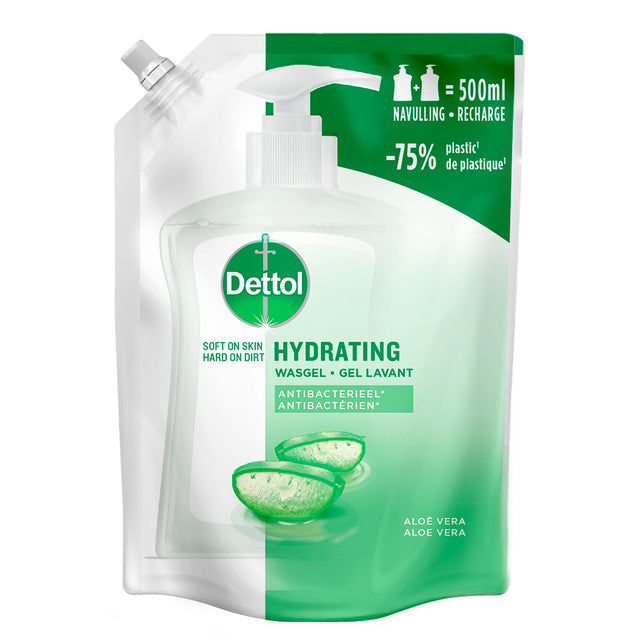 DETTOL - Handzeep dettol hydrat aloe vera antib 500ml refil