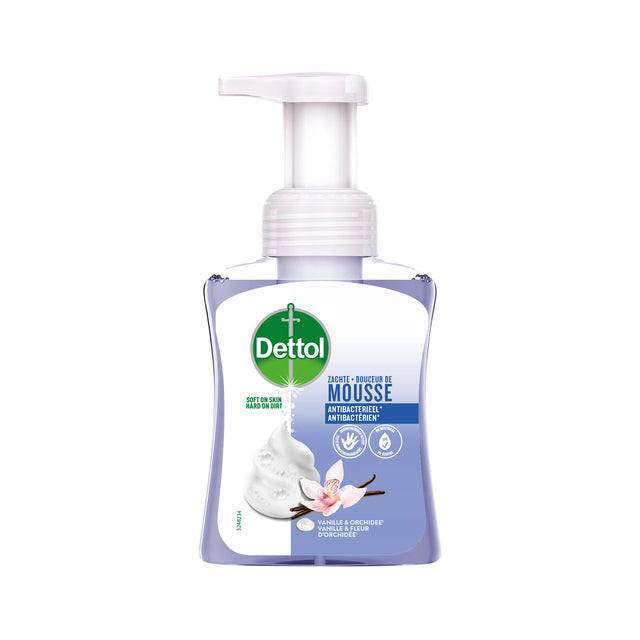DETTOL - Handzeep dettol antibacterieël foam vanilla 250ml