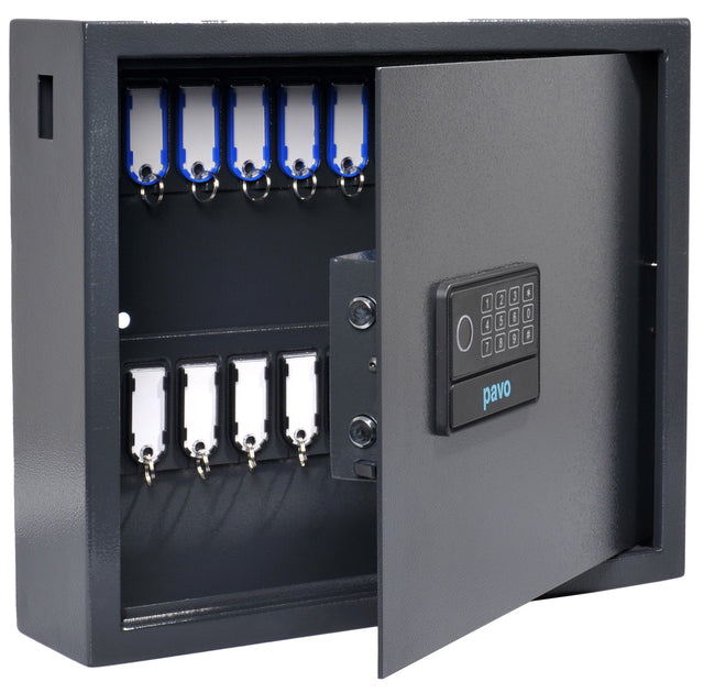 Pavo - Sleutelkast pavo magnetisch fingerprint 20 haken