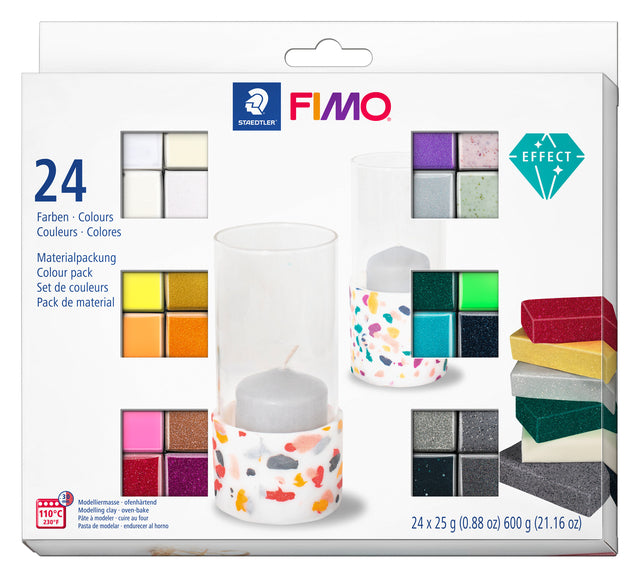 Fimo Staedtler - Klei fimo colourpack 24 kleuren