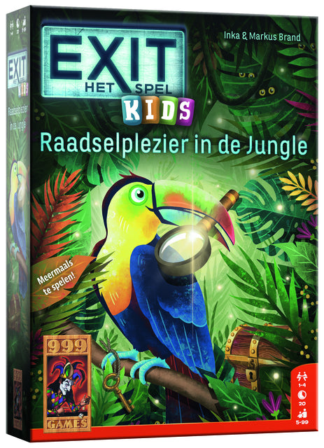 999 games - Spel exit kids raadselplezier in de jungle | 12 stuks