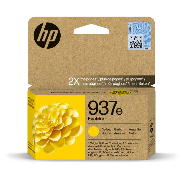 HP - Inktcartridge hp 4s6w8ne 937e evomore geel