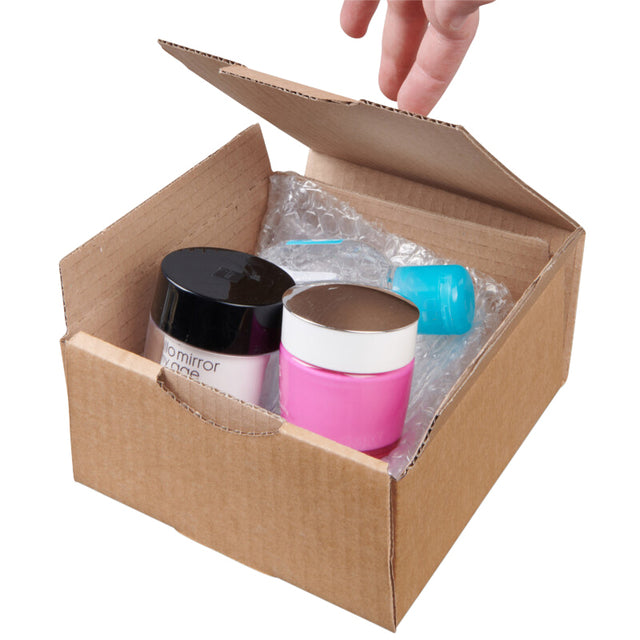 IEZZY - Postdoos bruin e-golf formaat 300x240x100mm | 50 stuks