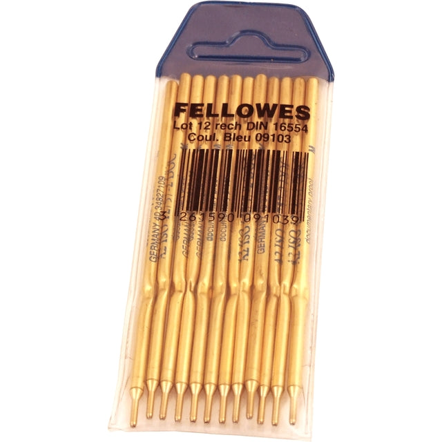 Fellowes - Balpenvulling fellowes voor baliepen blauw