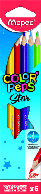 Maped - Kleurpotlood maped colorpeps 6 kleuren