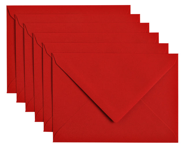 Papicolor - Envelop papicolor c6 114x162mm rood