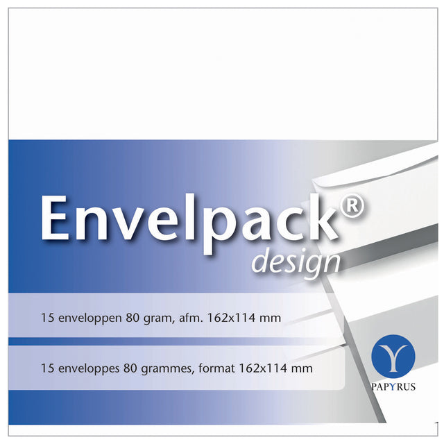 Papyrus - Envelop papyrus envelpack c6 114x162mm wit | 10 stuks