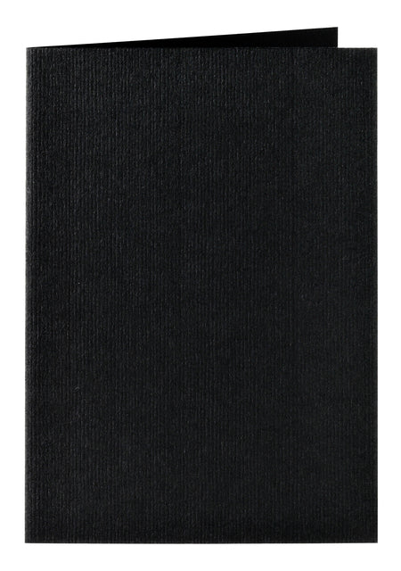 Papicolor - Correspondentiekaart papi dubbel a 6r avenzwart