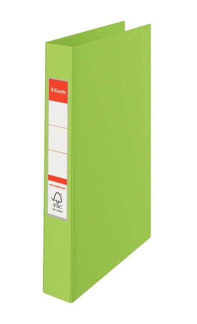 Classeur à anneaux Esselte Vivida A4 4 anneaux O-mech 25mm PP vert