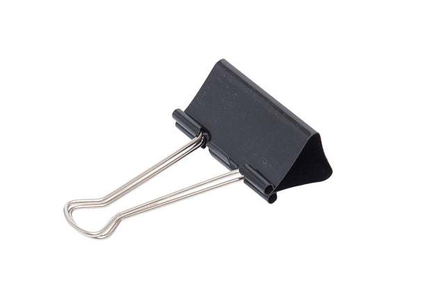 MAUL - Papierklem maul 213 foldback 50mm zwart 12 stuks