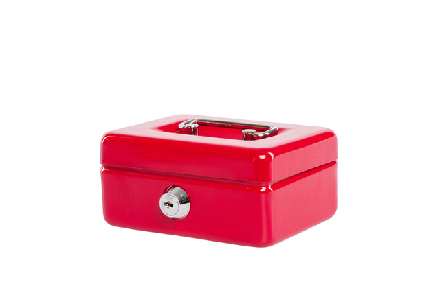 MAUL - Geldkist maul muntgleuf slot 125x95x60mm rood