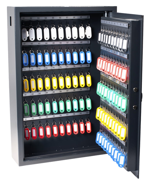 Pavo - Sleutelkast pavo y 100 haken donkergrijs