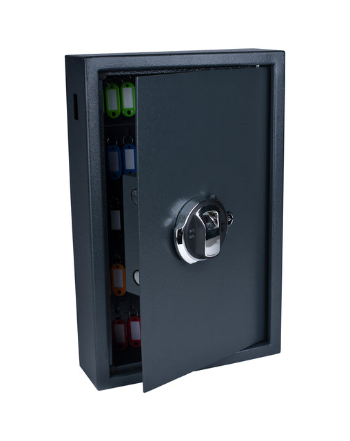 Armoire à clés Pavo haute sécurité avec serrure à empreinte digitale 50 crochets 550x400x100mm