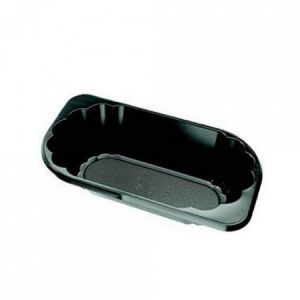 KU-1 040 Récipient avec bord de couvercle noir 250 pcs