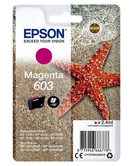 Epson - Inktcartridge epson 603 t03u3 rood
