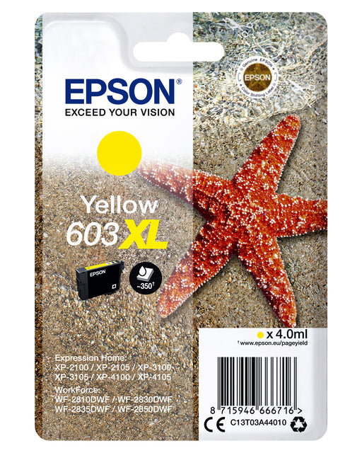 Epson - Inktcartridge epson 603xl t03a4 geel