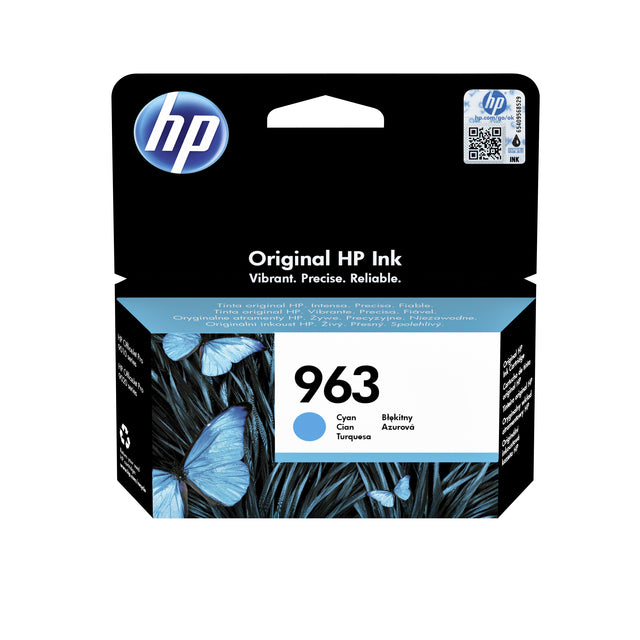 HP - Inktcartridge hp 3ja23ae 963 blauw