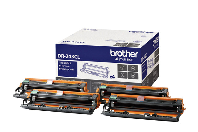Brother - Drum brother dr-243cl zwart + 3 kleuren