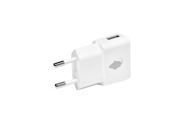 Green Mouse - Oplader green mouse usb a 1x 1a wit | 5 stuks