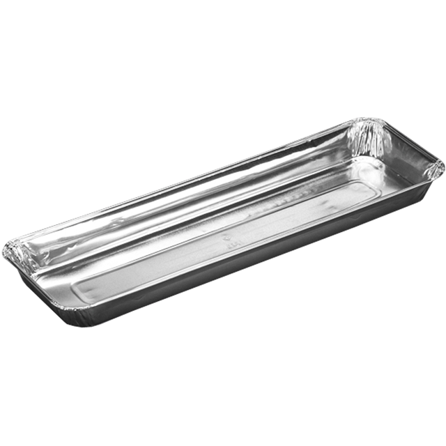 Klika - Schaal | aluminium | rechthoekig | 685ml | 326x106x25mm | zilver | 500 stuks