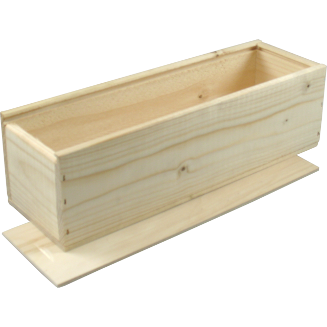 Klika - Wijnkist Magnum voor 1 fles 360x115x105mm met schuifdeksel 5 stuks