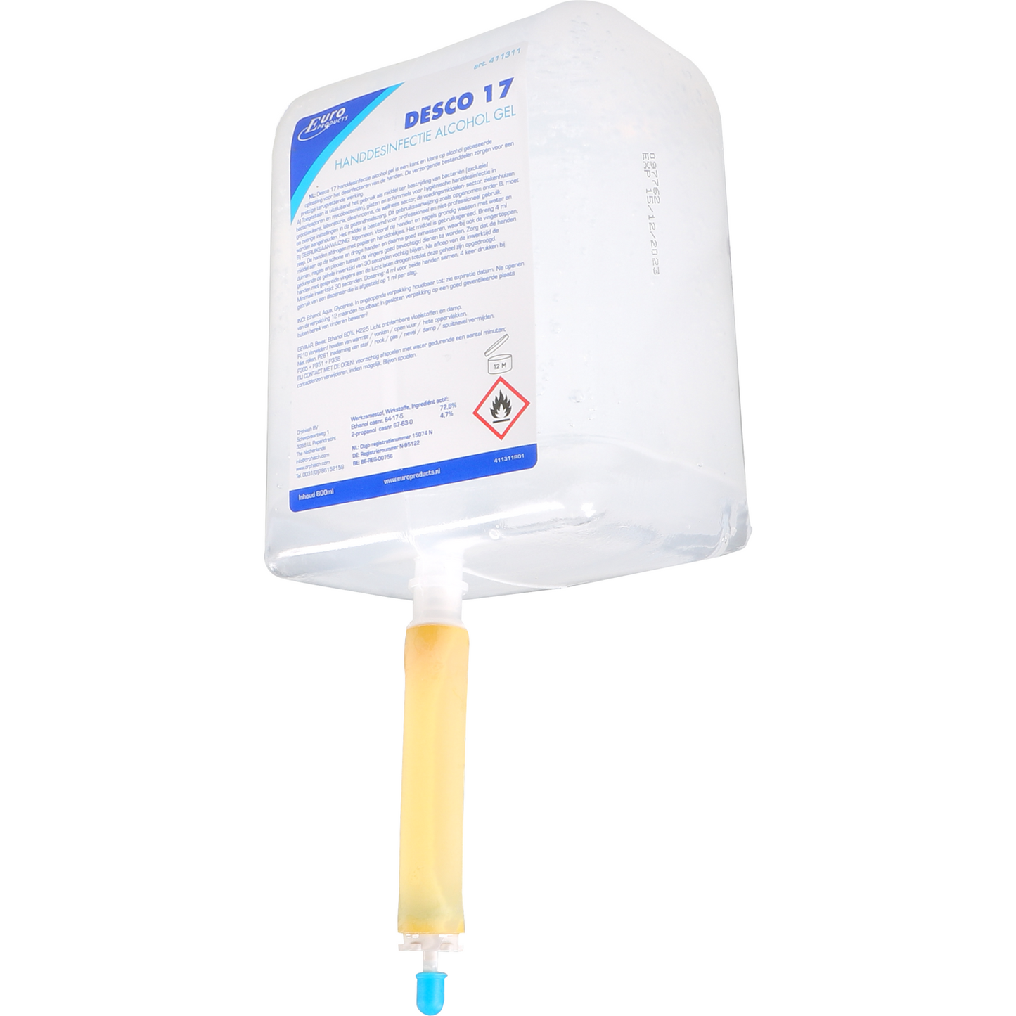 Klika - Handdesinfectie euro products q18 desco 17 800 ml