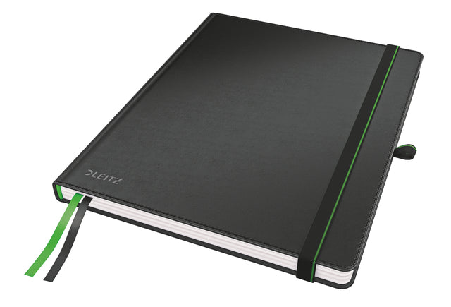 Cahier Leitz Complete 187x242mm 160 pages 100gr ligne noir