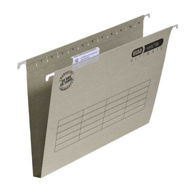 Dossier suspendu Elba Verticfile Ultimate A4 30mm gris