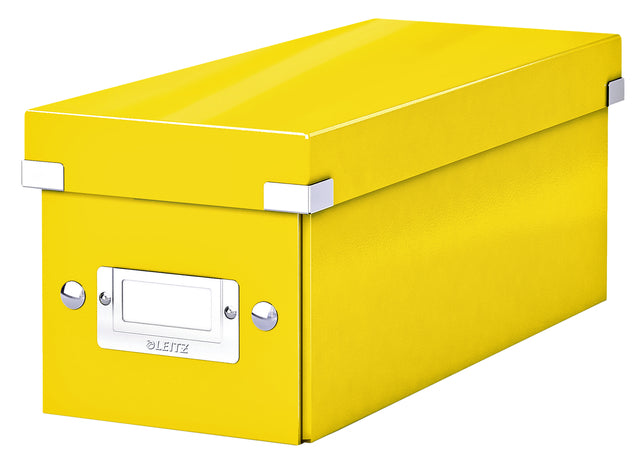 Leitz - Cd-box leitz wow click store geel | 6 stuks